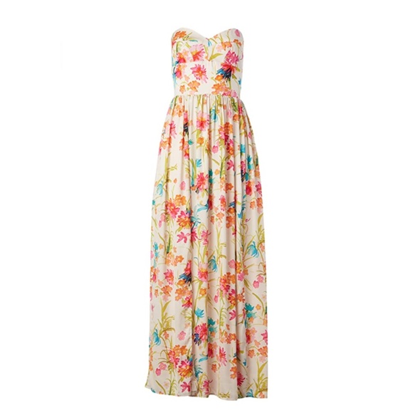 Amanda Uprichard Dresses & Skirts - Amanda Uprichard Strapless Gisele Maxi Dress